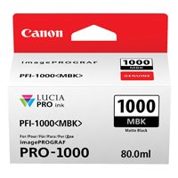Canon PFI-1000 MBK Black Ink Cartridge 0545C001-0