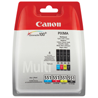 Canon CLI-551 Value Pack Ink Cartridge 6509B009-0