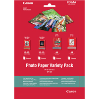 Canon Photo Paper Variety Pack A4 and 10x15cm VP-101 20 Sheets 0775B079-0