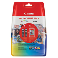Canon CLI-526 Value Pack Ink Cartridge 4540B017-0