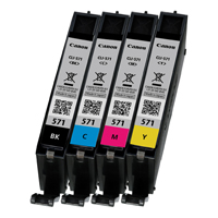 Canon CLI-571 Value Pack Ink Cartridge 0386C005-0