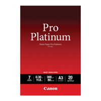 Canon Pro Platinum Photo Paper A3 PT-101 20 Sheets 2768B017-0