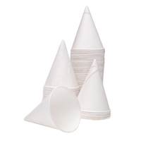 4oz Water Drinking Cone Cup White Pack of 5000 GEPACOW5000-0