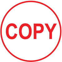 COLOP EOS R17 COPY Self-Inking Circular Stamp C109531COP-0