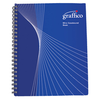 Graffico Twin Wire Board Cover A6 Notebook 160 Pages 5000465-0