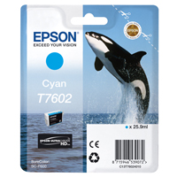 Epson T7602 Cyan Ink Cartridge C13T76024010-0