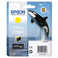 Epson T7604 Yellow Ink Cartridge C13T76044010-0