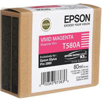 Epson T580A00 Magenta Ink Cartridge C13T580A00-0