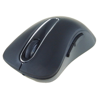 Computer Gear Wireless 5-Button Optical Scroll Mouse Black 24-0544-0