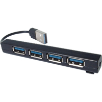 Connekt Gear USB V3 4 Port Cable Hub Bus Powered 25-0058-0