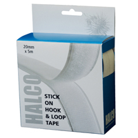 Halco Hook and Loop Tape Roll 20mm x 5m 20AWHL5-0