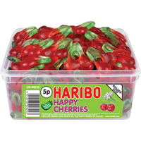 Haribo Giant Happy Cherries Tub 12244-0