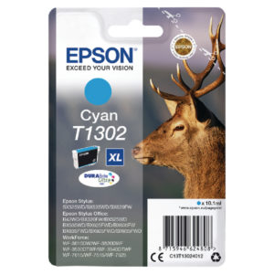 Epson T1302 XHY Cyan Ink Cartridge C13T13024012-0