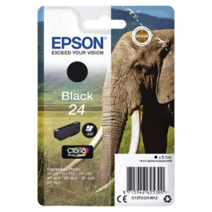 Epson 24 Black Ink Cartridge C13T24214012-0