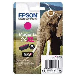Epson 24XL Magenta Ink Cartridge C13T24334012-0