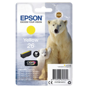 Epson 26 Yellow Ink Cartridge C13T26144012-0