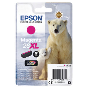 Epson 26XL Magenta Ink Cartridge C13T26334012-0