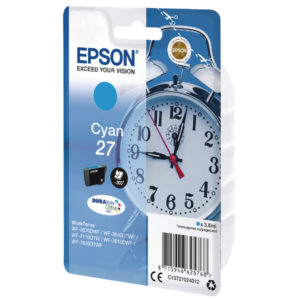 Epson 27 Cyan Ink Cartridge C13T27024012-0