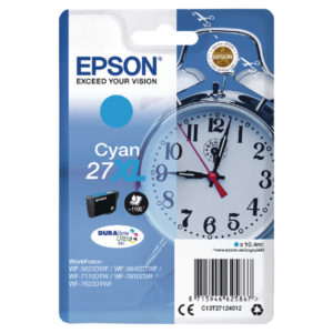 Epson 27XL Cyan Ink Cartridge C13T27124012-0