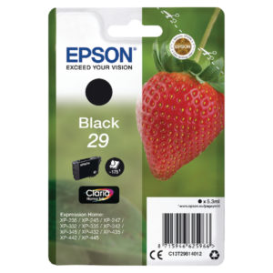 Epson 29 Black Ink Cartridge C13T29814012-0