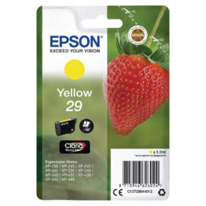 Epson 29 Yellow Ink Cartridge C13T29844012-0