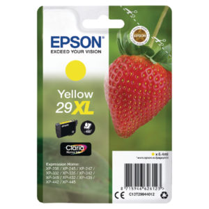 Epson 29XL Yellow Ink Cartridge C13T29944012-0