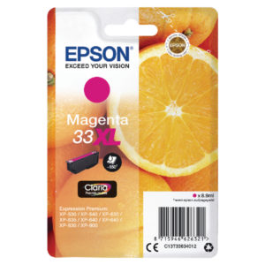 Epson 33XL Magenta Ink Cartridge C13T33634012-0
