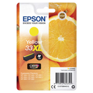 Epson 33XL Yellow Ink Cartridge C13T33644012-0