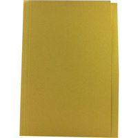 Concord 270gsm Square Cut Folder Medium-weight Foolscap Yellow 43209 Pk100