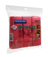 Wypall Microfibre Cloth Red Pk6 8397