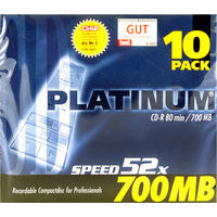 Q-Connect CD-R 700MB/80minutes in Slim Jewel Case Pk10 KF00419