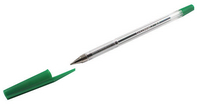 Q-Connect Ballpoint Pens Medium Green KF01043 Pk50