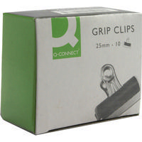 Q-Connect Grip Clip 25mm Pk10 KF01287