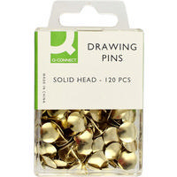 Q-Connect Drawing Pin Solid Head Pk1200 KF02018Q