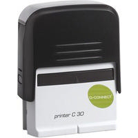 Q-Connect Voucher for Custom Self-Inking Stamp 35x12mm KF02110