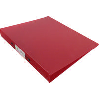 Q-Connect 2-Ring Binder A4 Frosted Red
