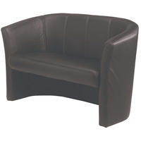Initiative Tub Chair 2 Seat Black KF03528