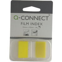 Q-Connect Page Marker 1 inch Pk50 Yellow KF03634