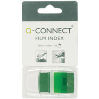 Q-Connect Page Marker 1 inch Pk50 Green KF03635