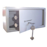 Q-Connect Key-Operated Safe 6L H150Xw200Xd200mm KF04387